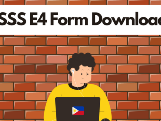 SSS E4 Form Download