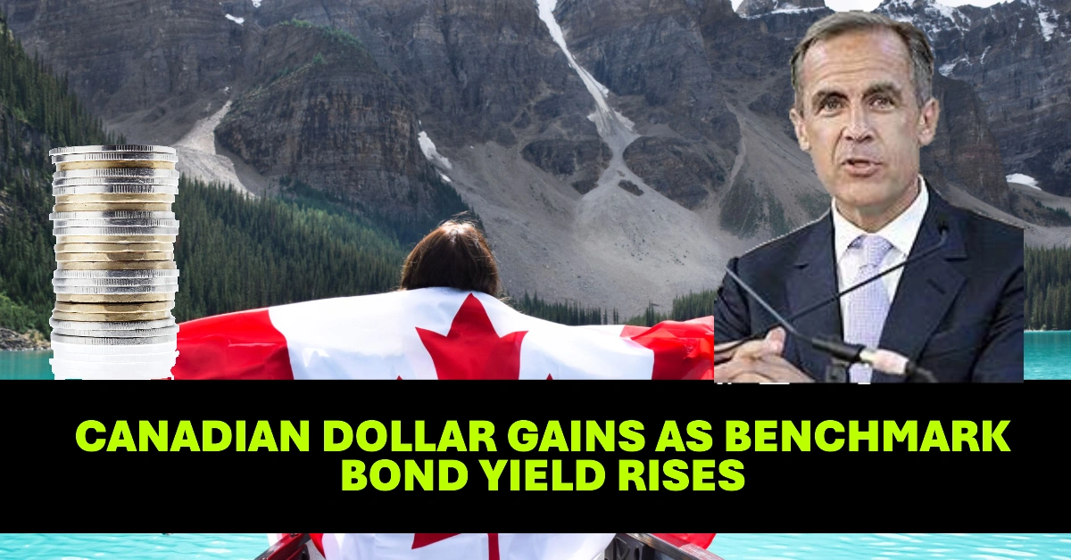 Canadian Dollar Gains as Benchmark Bond Yield Rises