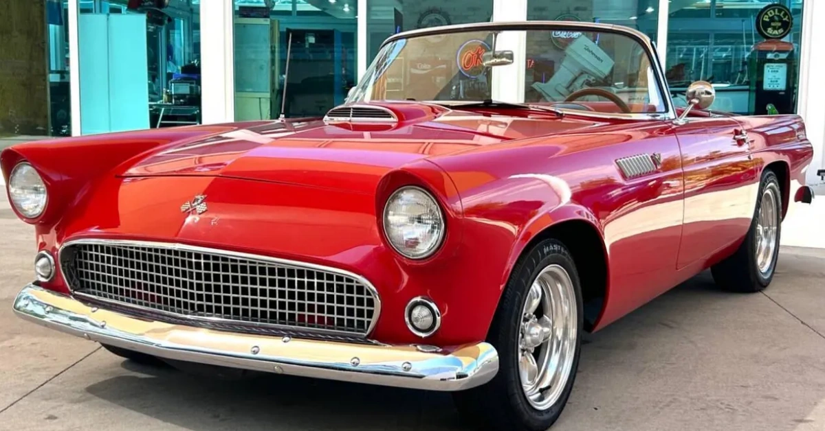 1955 Ford Thunderbird The Elegant Classic car front side look