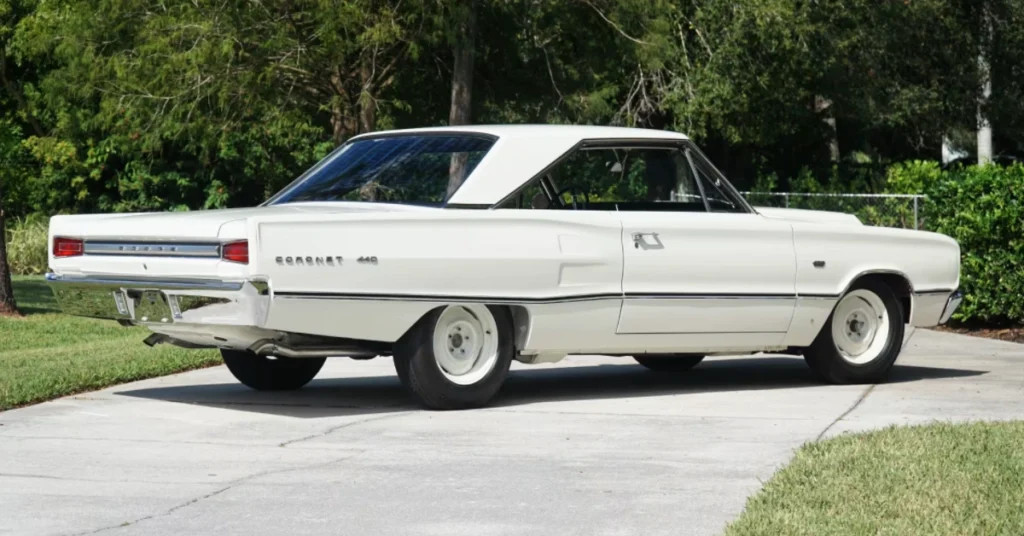 1967 Dodge HEMI Coronet WO23 A Rare Muscle Car back and side look