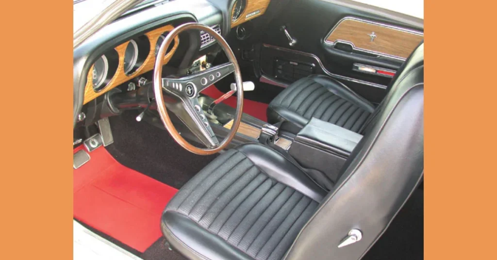 1968 Ford Mustang Mach 1 interior