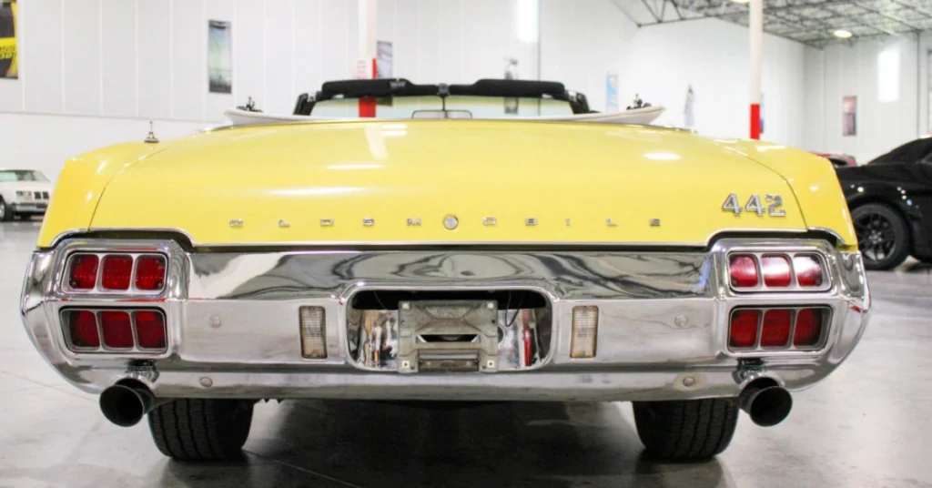 1972 Oldsmobile 442 Sunfire Convertible back look