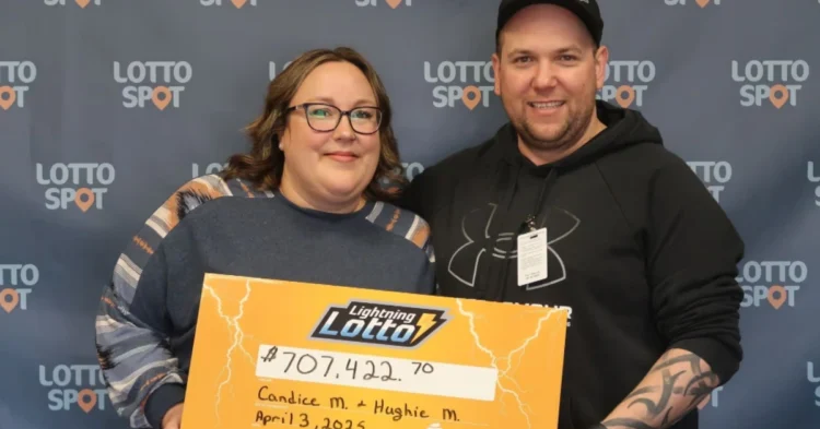 Alberta Couple Candice MacDonald and Hughie MacKay Wins Over $700K in Lightning Lotto