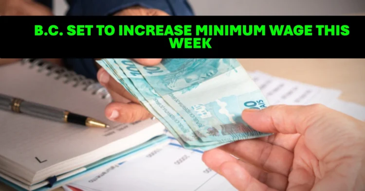 B.C. Set to Increase Minimum Wage This Week