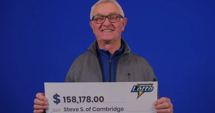 Cambridge Man Wins $158,178 Lightning Lotto Jackpot