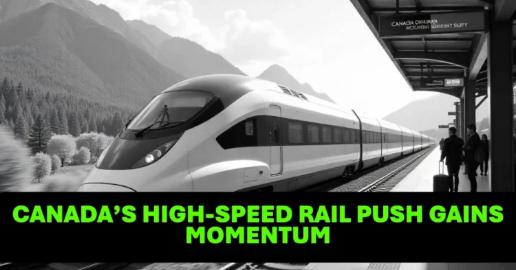 Canada’s High-Speed Rail Push Gains Momentum Transforming Tourism, Cutting Travel Times, and Challenging Domestic Air Travel