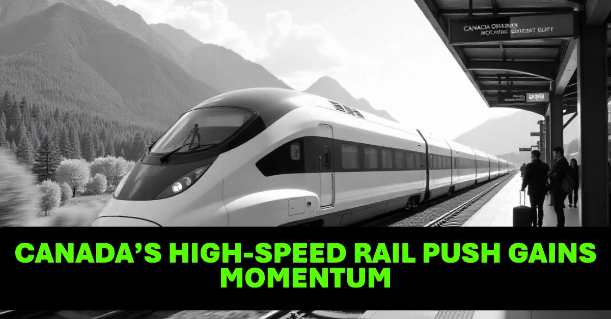Canada’s High-Speed Rail Push Gains Momentum