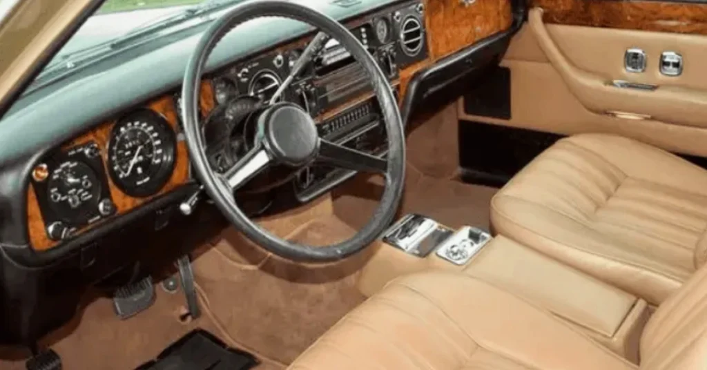 Carol Burnett’s 1976 Rolls-Royce interior