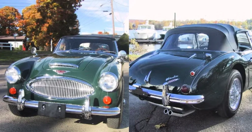 Harrison Ford’s 1966 Austin-Healey 3000 MK III Front and Back look