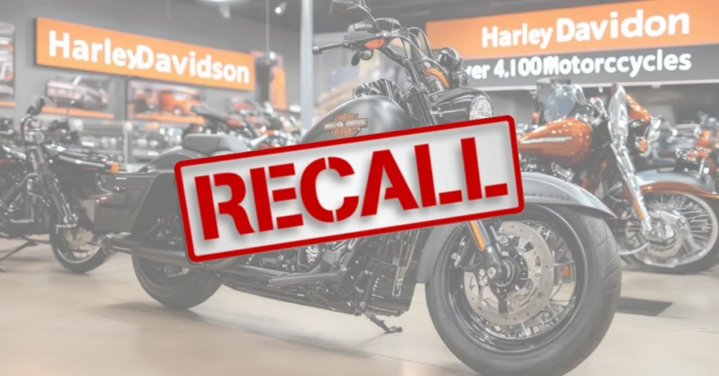 Over 82,000 Harley-Davidson Motorcycles Recalled